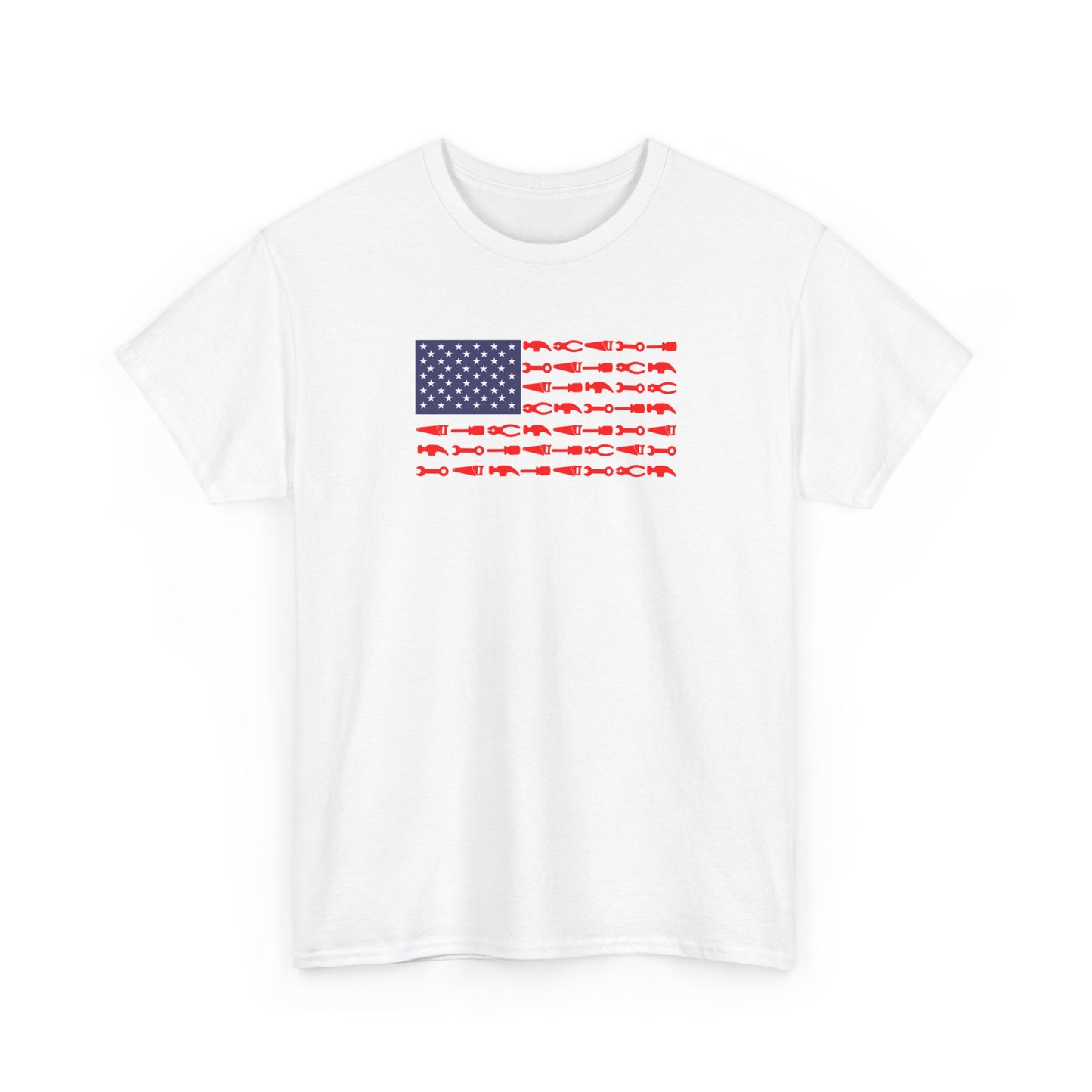 Tool Flag Tee – American Pride for the Tradesman