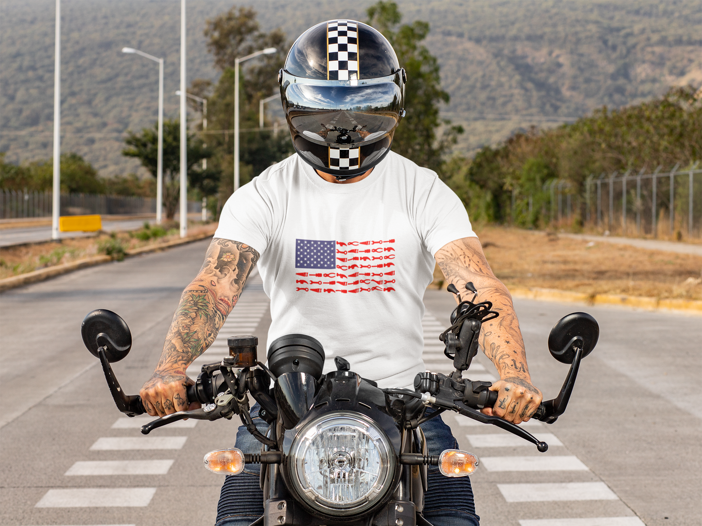 Tool Flag Tee – American Pride for the Tradesman