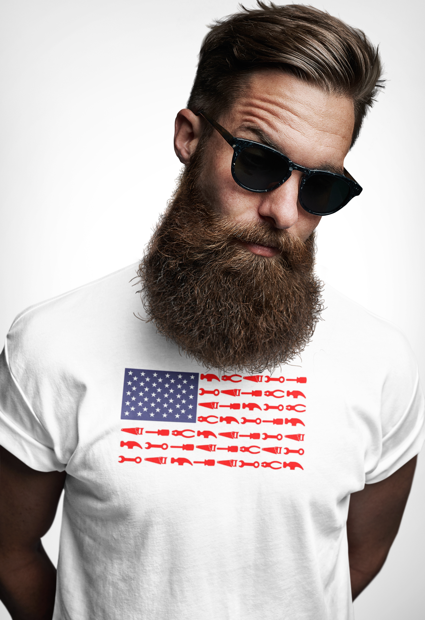 Tool Flag Tee – American Pride for the Tradesman