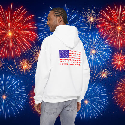 Tool Flag Hammer Hoodie – Built for the Trades, Worn with Pride