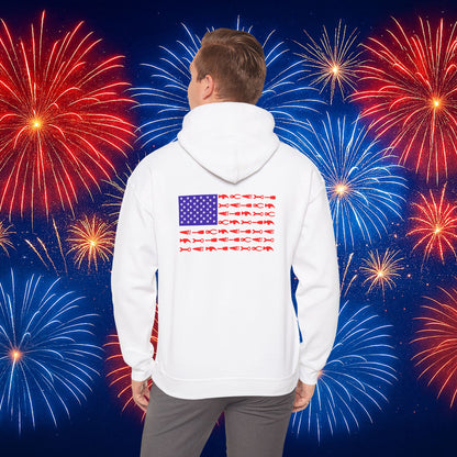 Tool Flag Hammer Hoodie – Built for the Trades, Worn with Pride