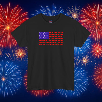 Tool Flag Black T-Shirt – Built Tough, Worn Proud