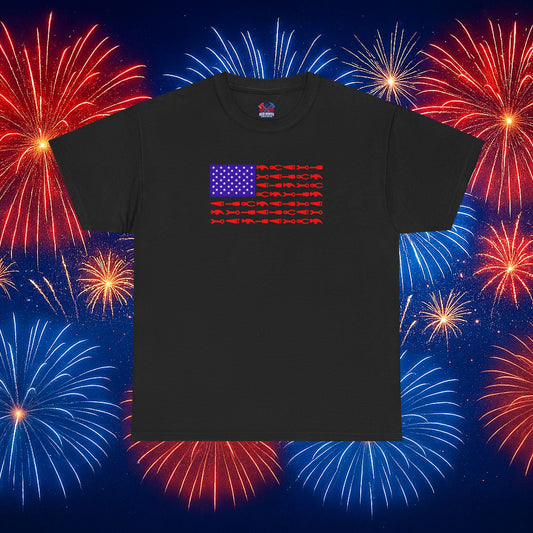 Tool Flag Black T-Shirt – Built Tough, Worn Proud