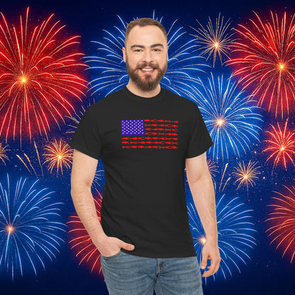 Tool Flag Black T-Shirt – Built Tough, Worn Proud