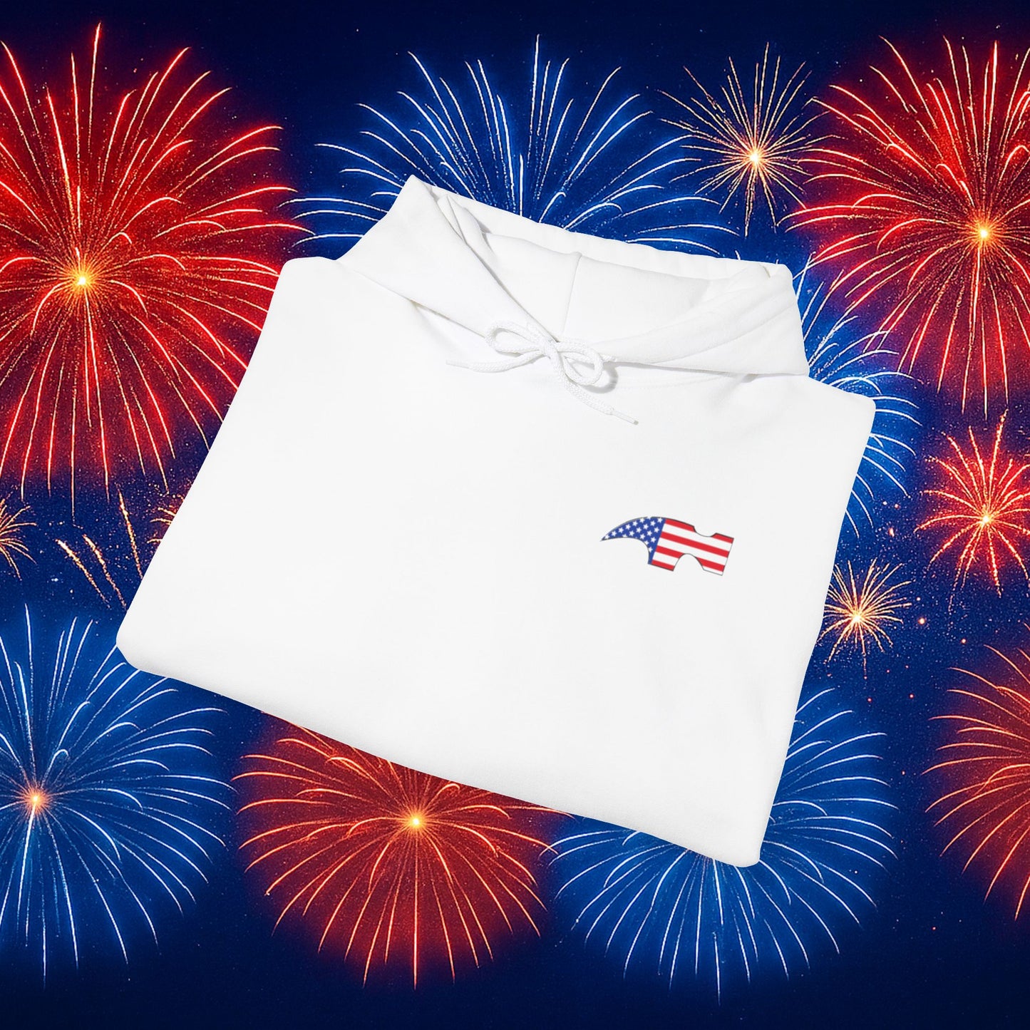 Tool Flag Hammer Hoodie – Built for the Trades, Worn with Pride