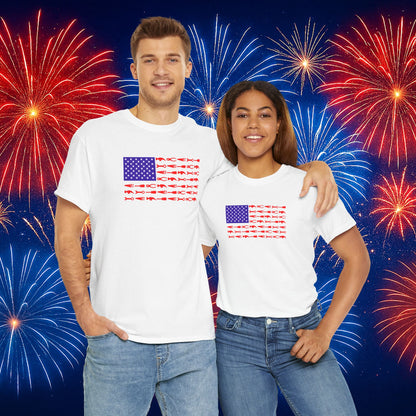 Tool Flag White T-Shirt – American Pride for the Working Class