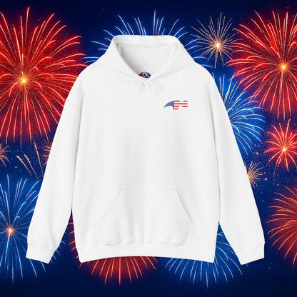 Tool Flag Hammer Hoodie – Built for the Trades, Worn with Pride